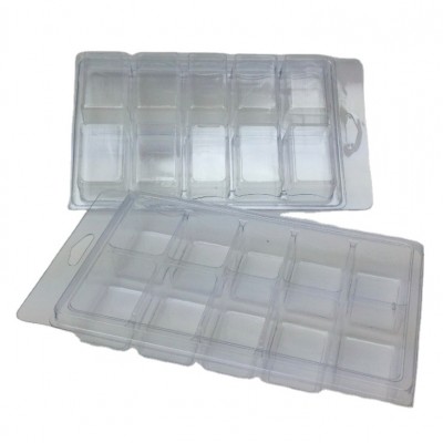 Packaging Plastic 10 Cavity clamshell wax melts Blister Packaging eco