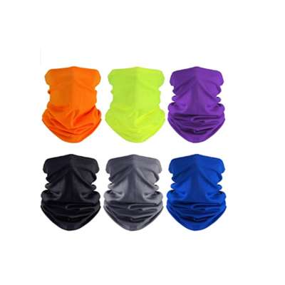 Cycling Scarf Sun UV Protection Neck Gaiter  Magic Face Cover Scarf Dust Wind buff Bandana