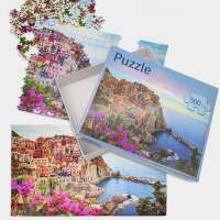 Hot selling 1000 piece print personalized adult wooden jigsaw advanced puzzles