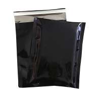 custom order black poly mailer plastic mailer bag 162x229mm