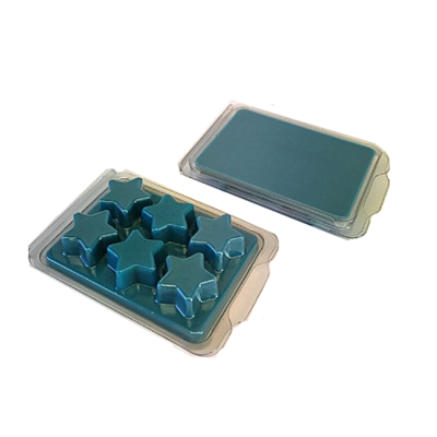 Full Box Star wax melt CLAMSHELL Plastic Boxes packaging candle