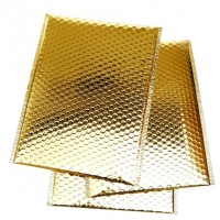 Wholesale Colored Metallic foil bubble mailer with logo Padded Envelopes