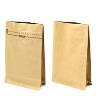 Custom Printing Food Grade Coffee bean packaging bag kraft paper stand up zip lock tea bag pouches