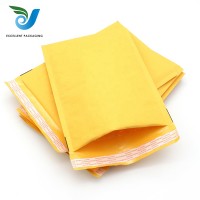 Hot Sale Yellow Kraft Paper Bubble Mailer Courier Padded Shipping Packaging Postage Bags